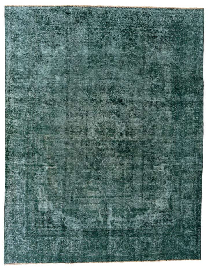 9' 6 x 12' 4 Hand Knotted Ultra Vintage Persian Wool Rug