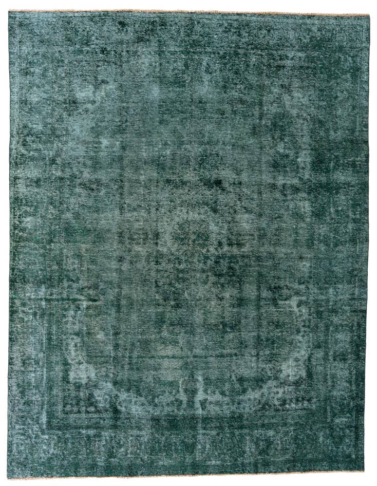 Detail image of 9' 6 x 12' 4 Hand Knotted Ultra Vintage Persian Wool Rug
