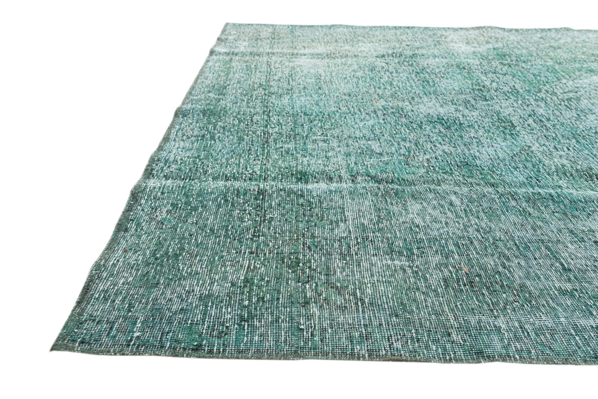 6' 7 x 9' 8 Hand Knotted Ultra Vintage Persian Wool Rug
