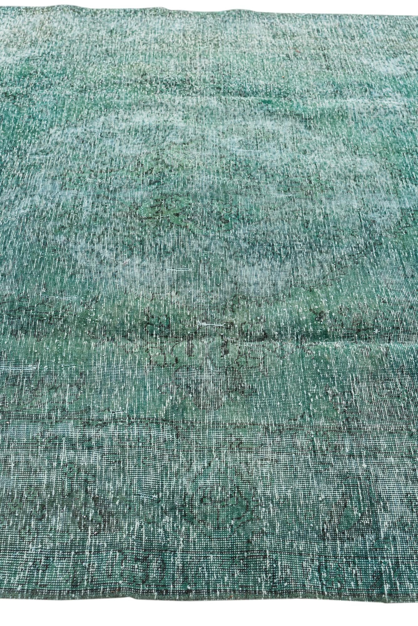 6' 7 x 9' 8 Hand Knotted Ultra Vintage Persian Wool Rug