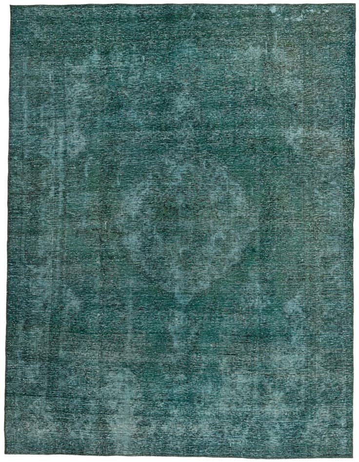 Detail image of 6' 7 x 9' 8 Hand Knotted Ultra Vintage Persian Wool Rug