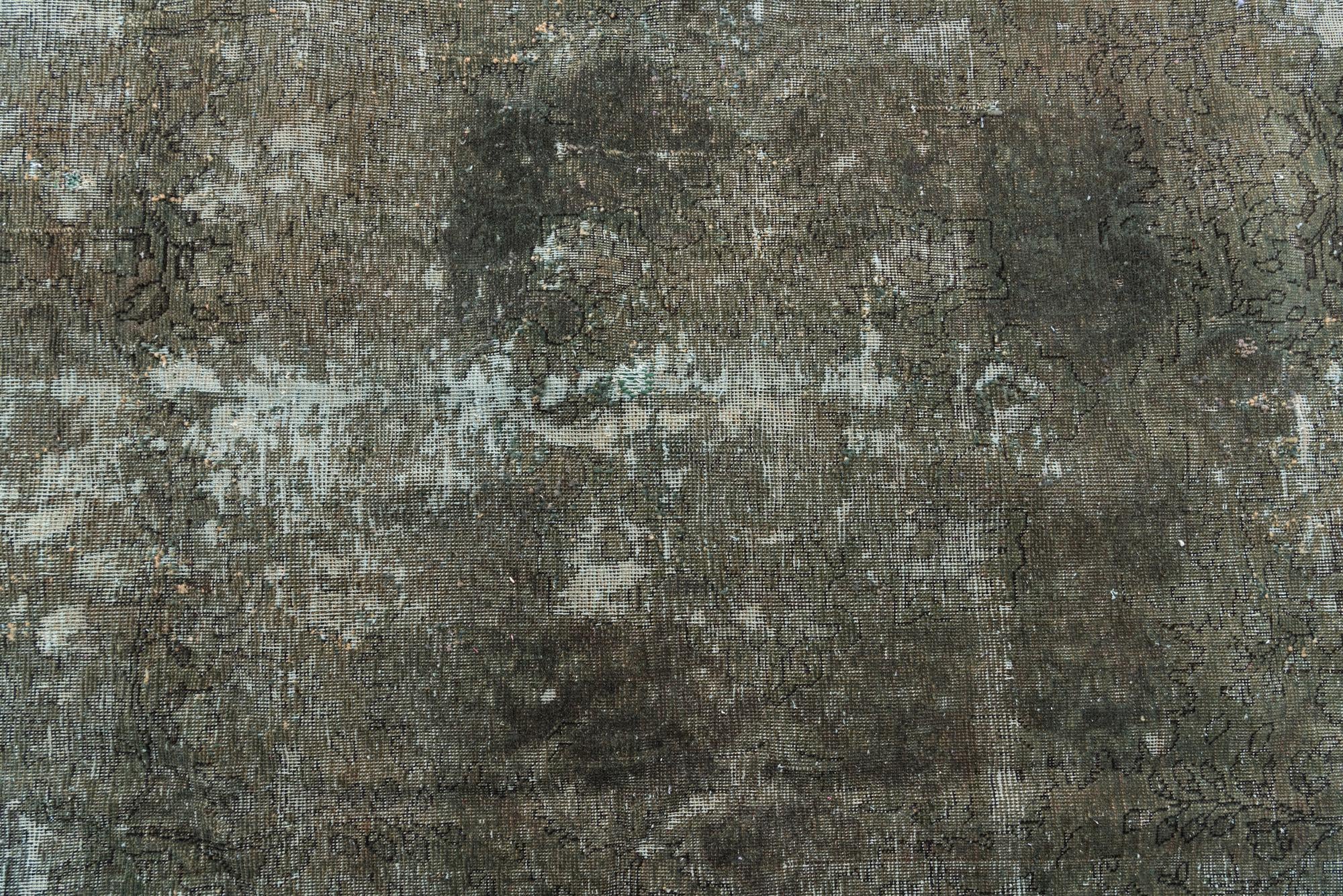 7' 1 x 10' 3 Hand Knotted Ultra Vintage Persian Wool Rug