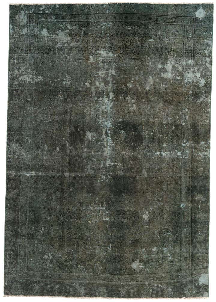 7' 1 x 10' 3 Hand Knotted Ultra Vintage Persian Wool Rug