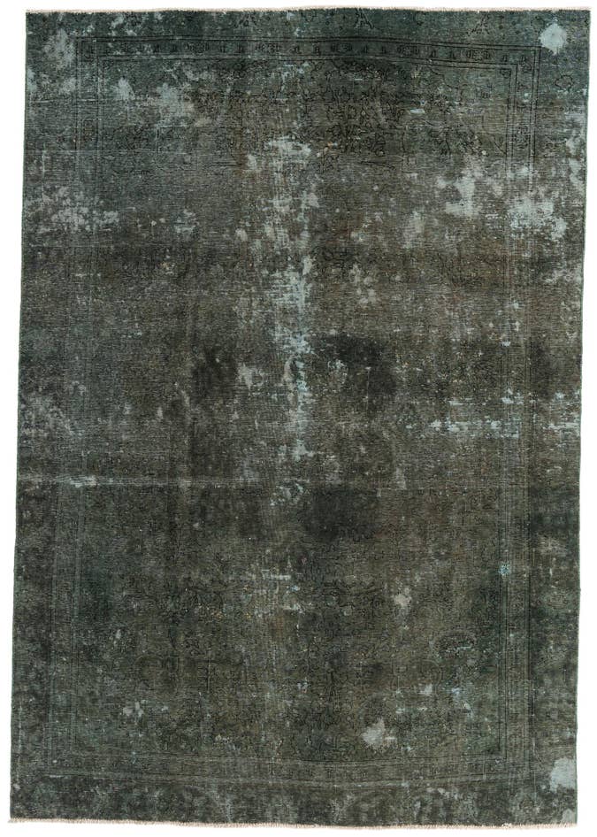 Detail image of 7' 1 x 10' 3 Hand Knotted Ultra Vintage Persian Wool Rug