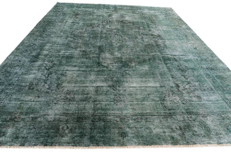 Detail image of 9' 4 x 12' 6 Hand Knotted Ultra Vintage Persian Wool Rug