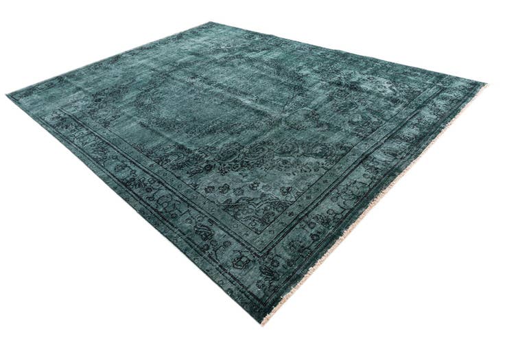 Detail image of 9' 5 x 12' 4 Hand Knotted Ultra Vintage Persian Wool Rug