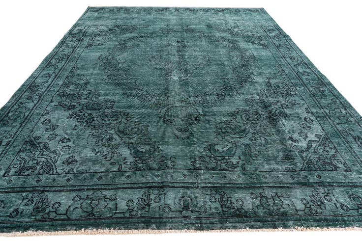 Detail image of 9' 5 x 12' 4 Hand Knotted Ultra Vintage Persian Wool Rug