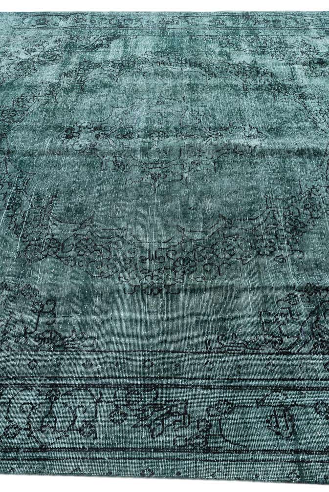 9' 5 x 12' 4 Hand Knotted Ultra Vintage Persian Wool Rug