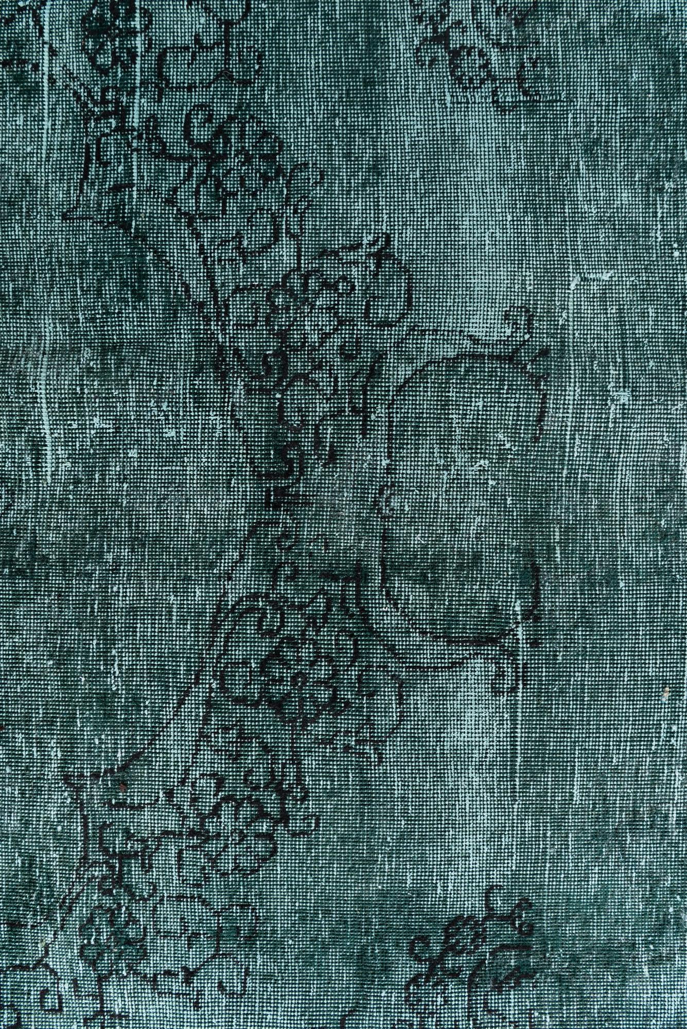 9' 5 x 12' 4 Hand Knotted Ultra Vintage Persian Wool Rug