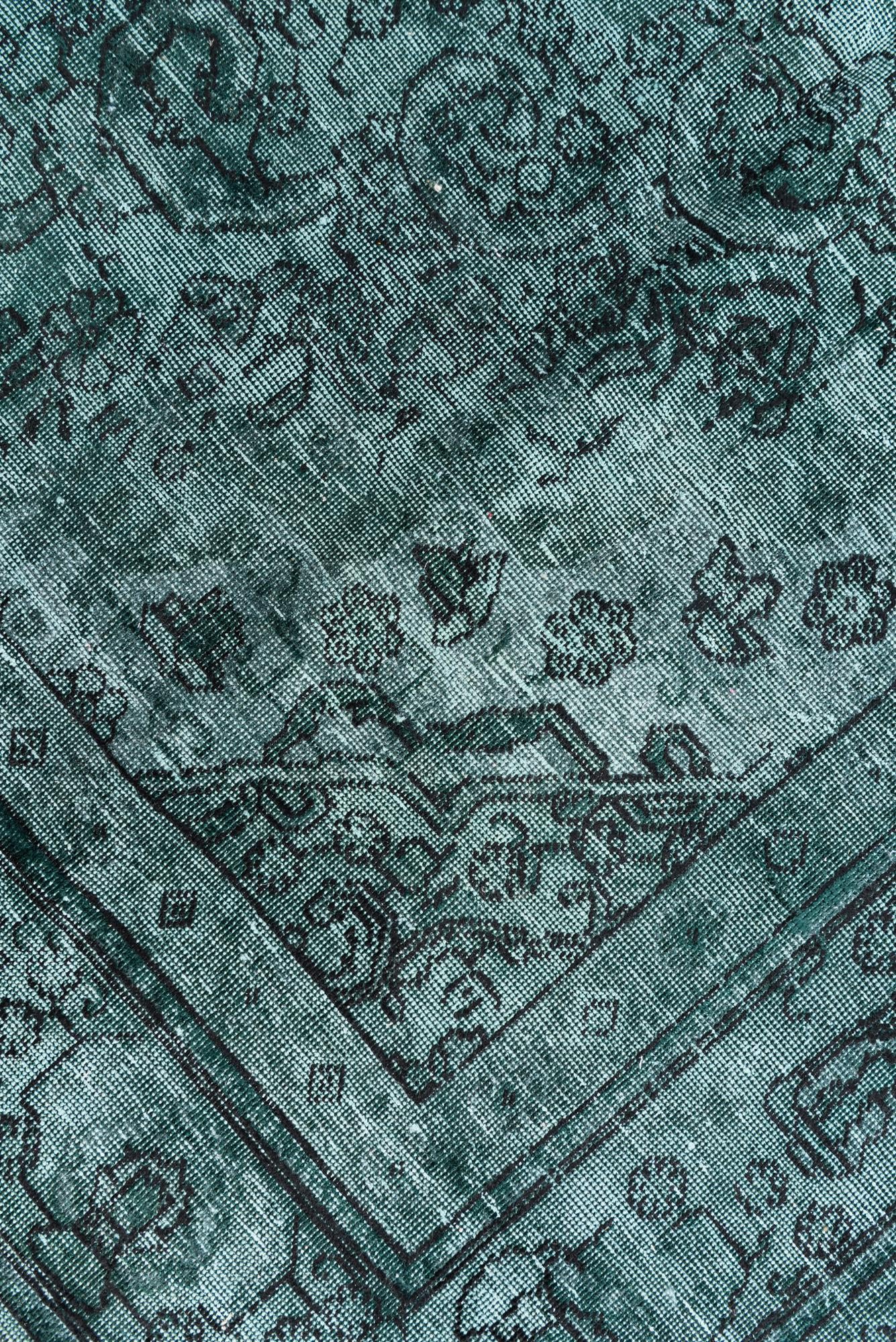 9' 5 x 12' 4 Hand Knotted Ultra Vintage Persian Wool Rug
