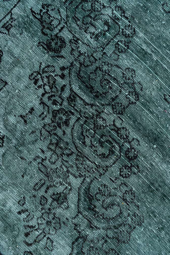 9' 5 x 12' 4 Hand Knotted Ultra Vintage Persian Wool Rug