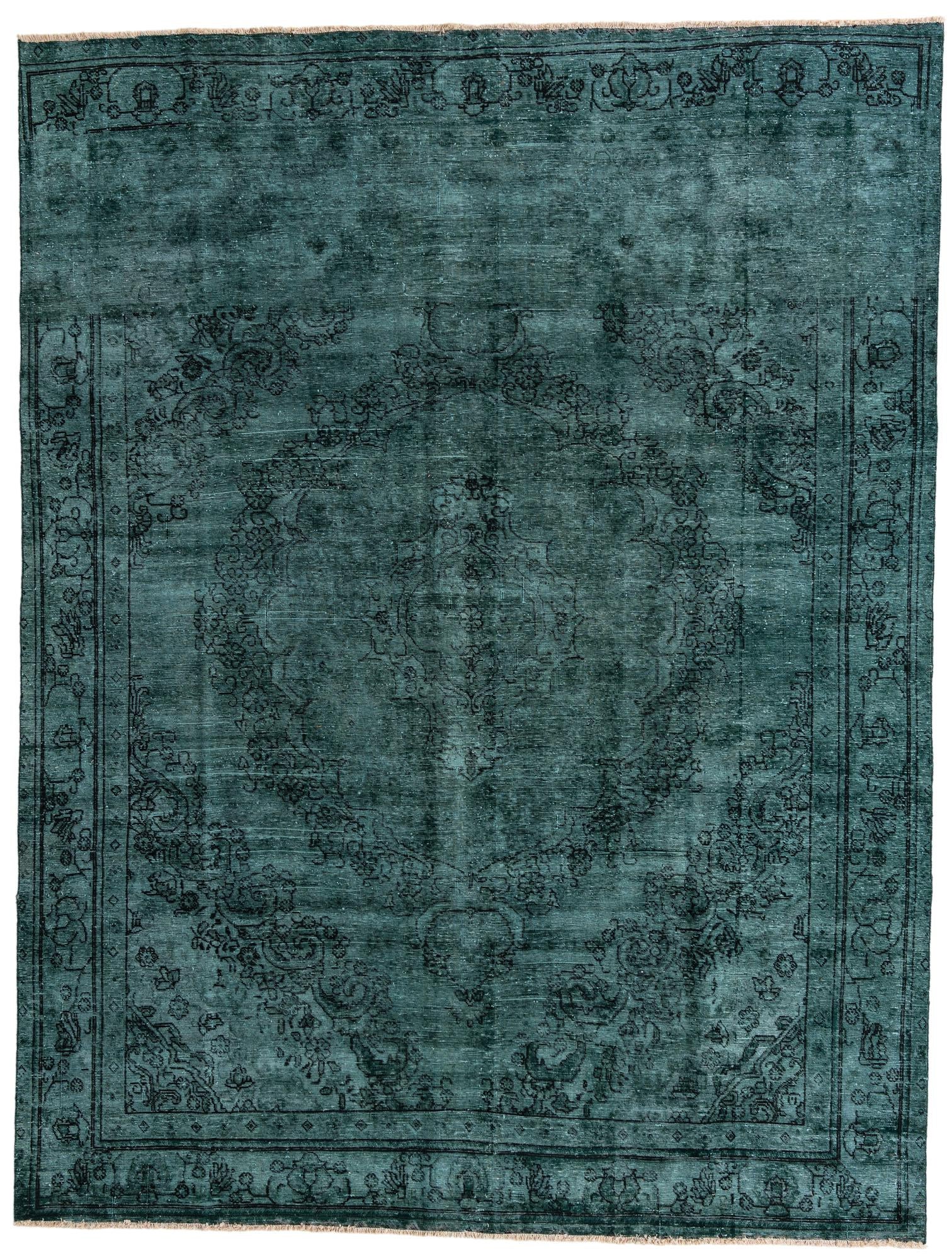 9' 5 x 12' 4 Hand Knotted Ultra Vintage Persian Wool Rug