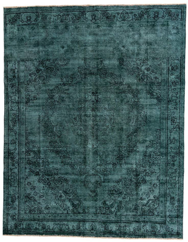 Detail image of 9' 5 x 12' 4 Hand Knotted Ultra Vintage Persian Wool Rug