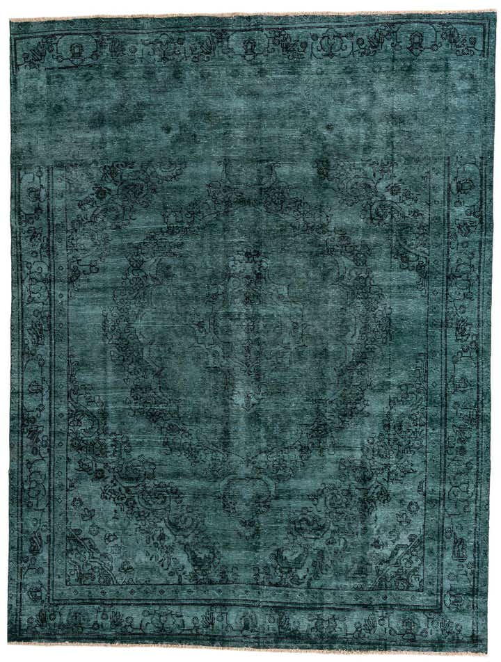 9' 5 x 12' 4 Hand Knotted Ultra Vintage Persian Wool Rug