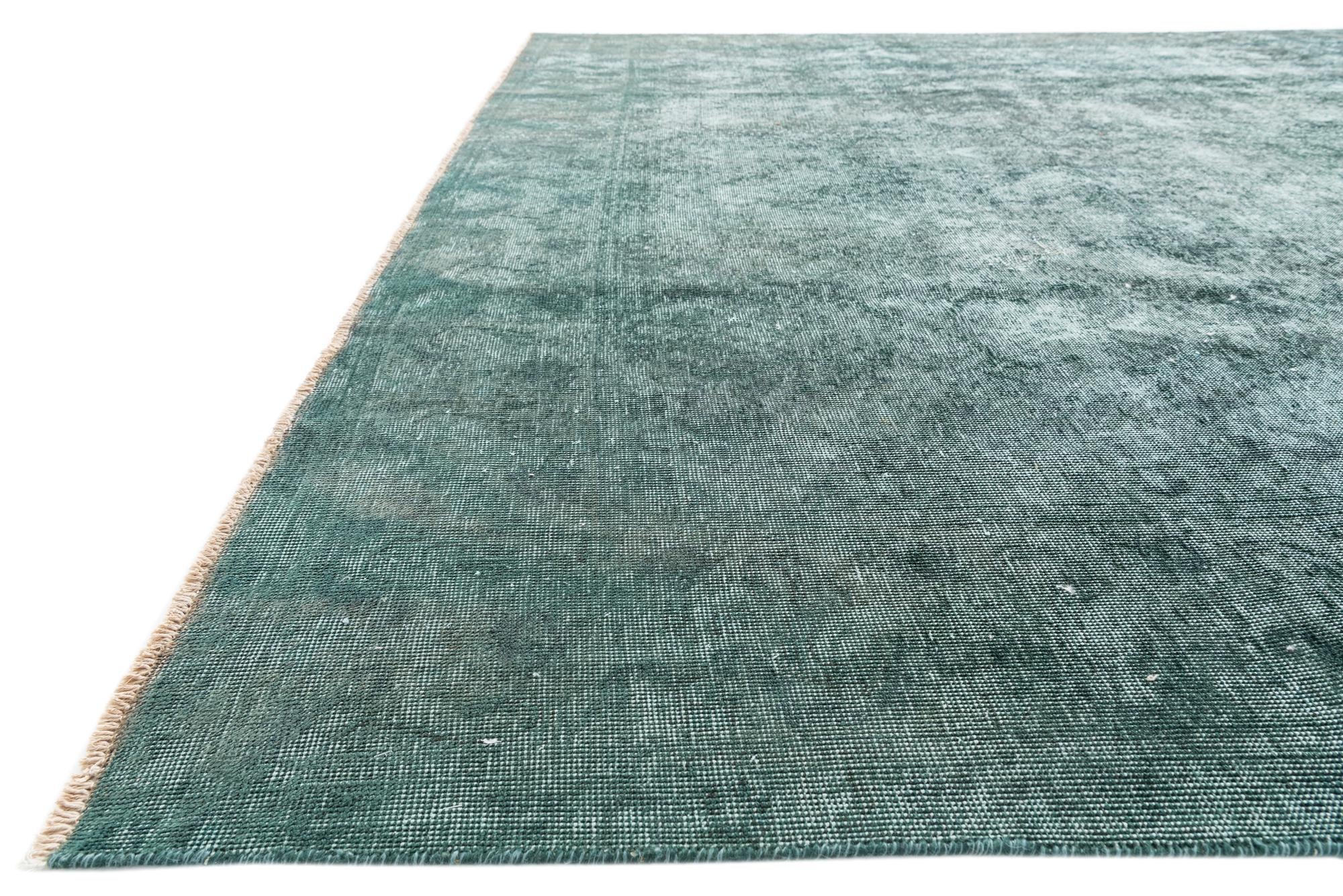9' 2 x 12' 5 Hand Knotted Ultra Vintage Persian Wool Rug