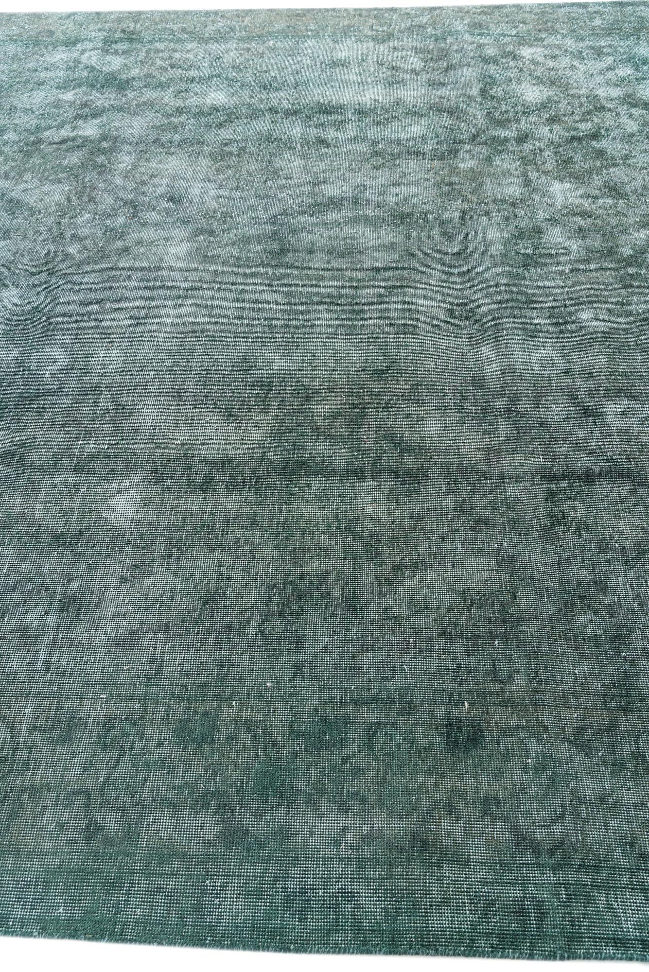 9' 2 x 12' 5 Hand Knotted Ultra Vintage Persian Wool Rug