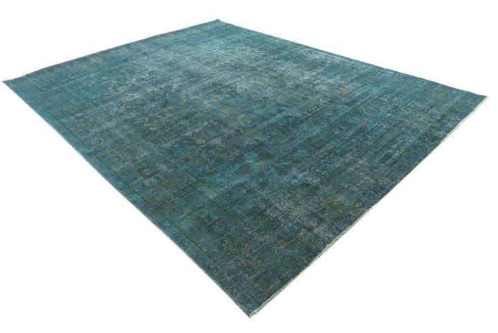 9' 7 x 12' 5 Hand Knotted Ultra Vintage Persian Wool Rug