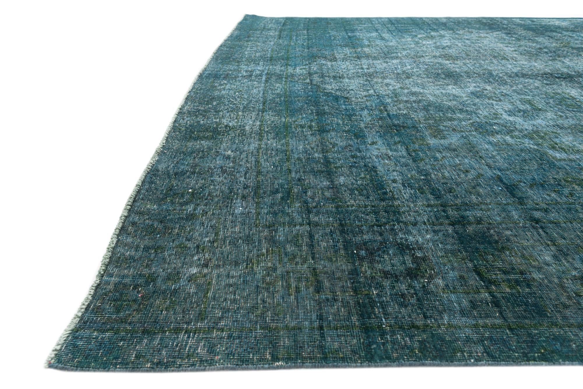 9' 7 x 12' 5 Hand Knotted Ultra Vintage Persian Wool Rug