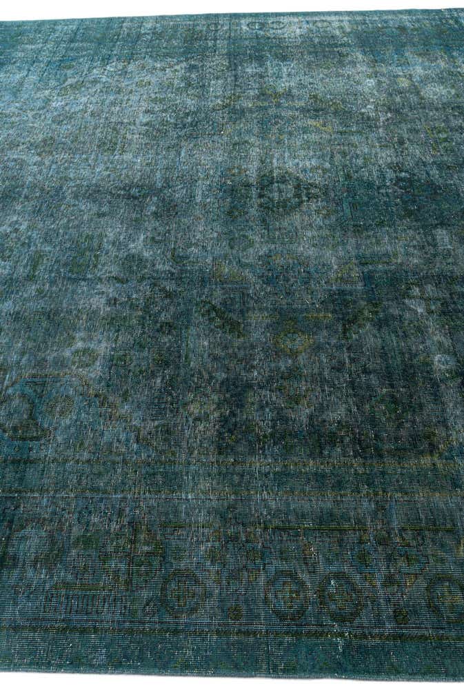 9' 7 x 12' 5 Hand Knotted Ultra Vintage Persian Wool Rug