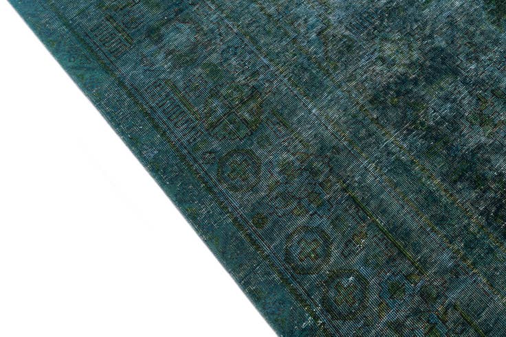 Detail image of 9' 7 x 12' 5 Hand Knotted Ultra Vintage Persian Wool Rug