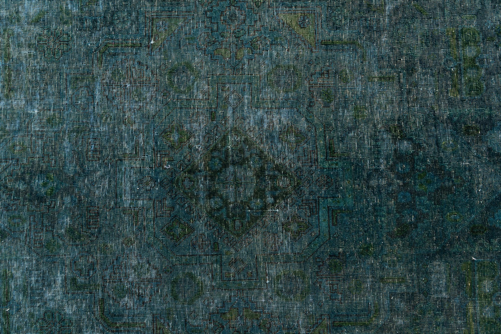 9' 7 x 12' 5 Hand Knotted Ultra Vintage Persian Wool Rug