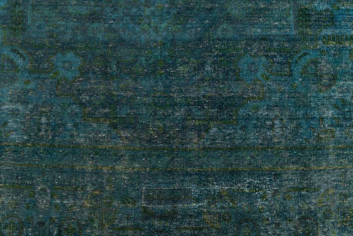 9' 7 x 12' 5 Hand Knotted Ultra Vintage Persian Wool Rug