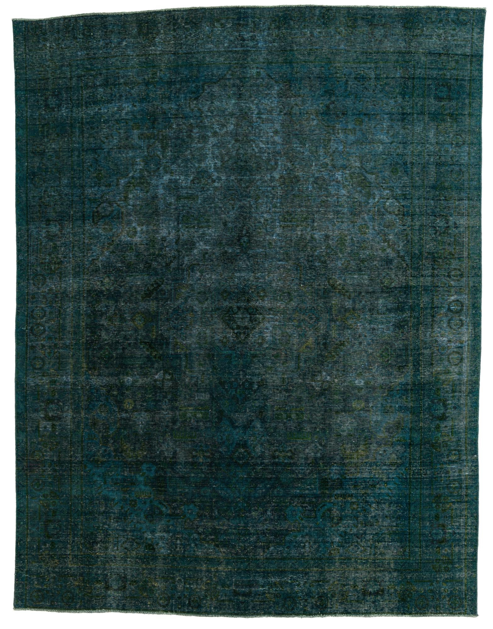9' 7 x 12' 5 Hand Knotted Ultra Vintage Persian Wool Rug