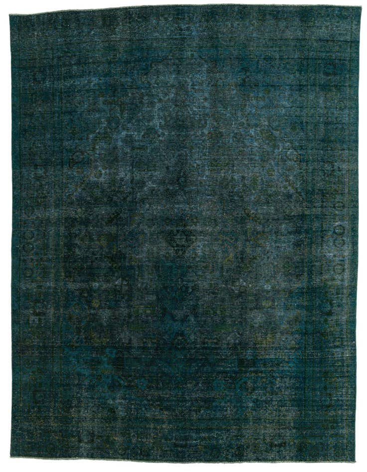 Detail image of 9' 7 x 12' 5 Hand Knotted Ultra Vintage Persian Wool Rug