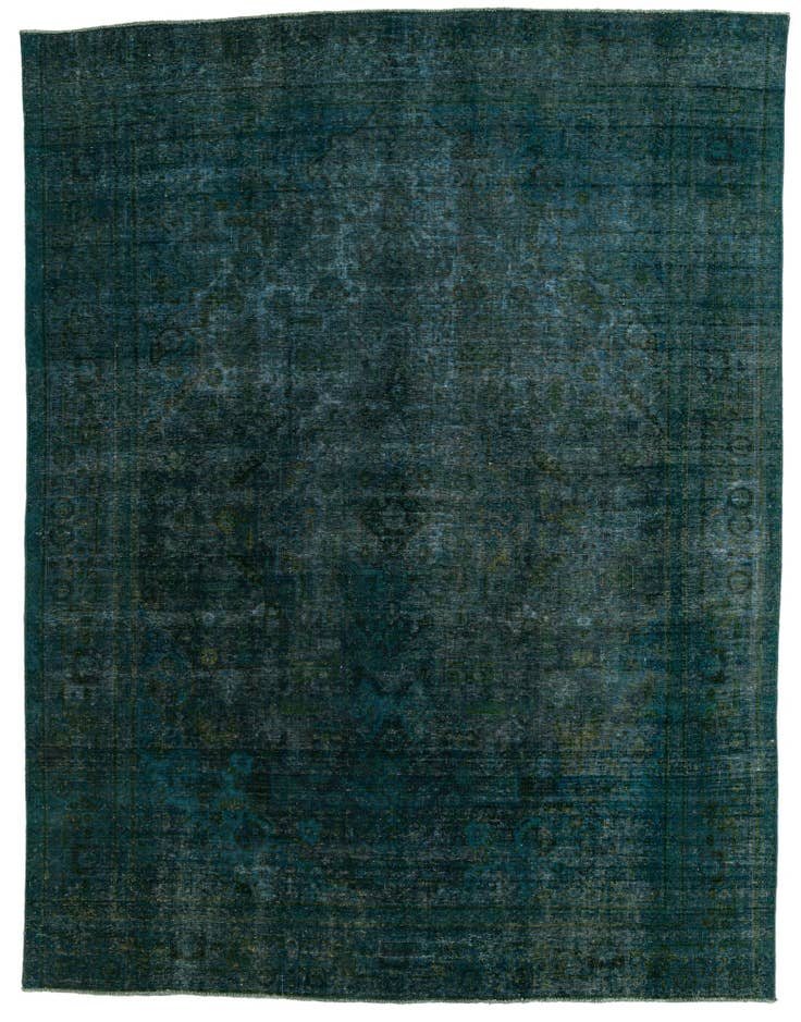 Detail image of 9' 7 x 12' 5 Hand Knotted Ultra Vintage Persian Wool Rug
