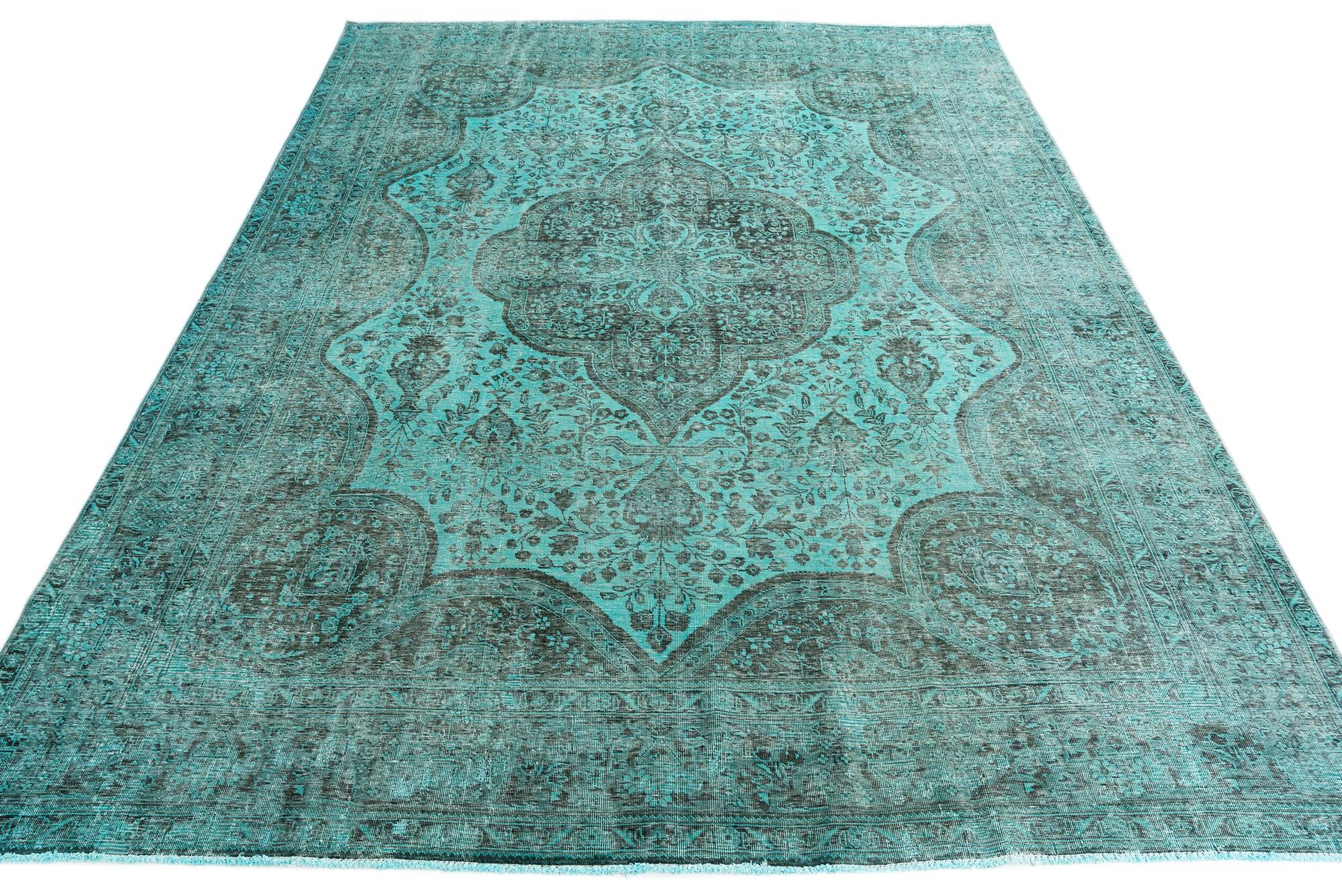 9' 7 x 12' 7 Hand Knotted Ultra Vintage Persian Wool Rug