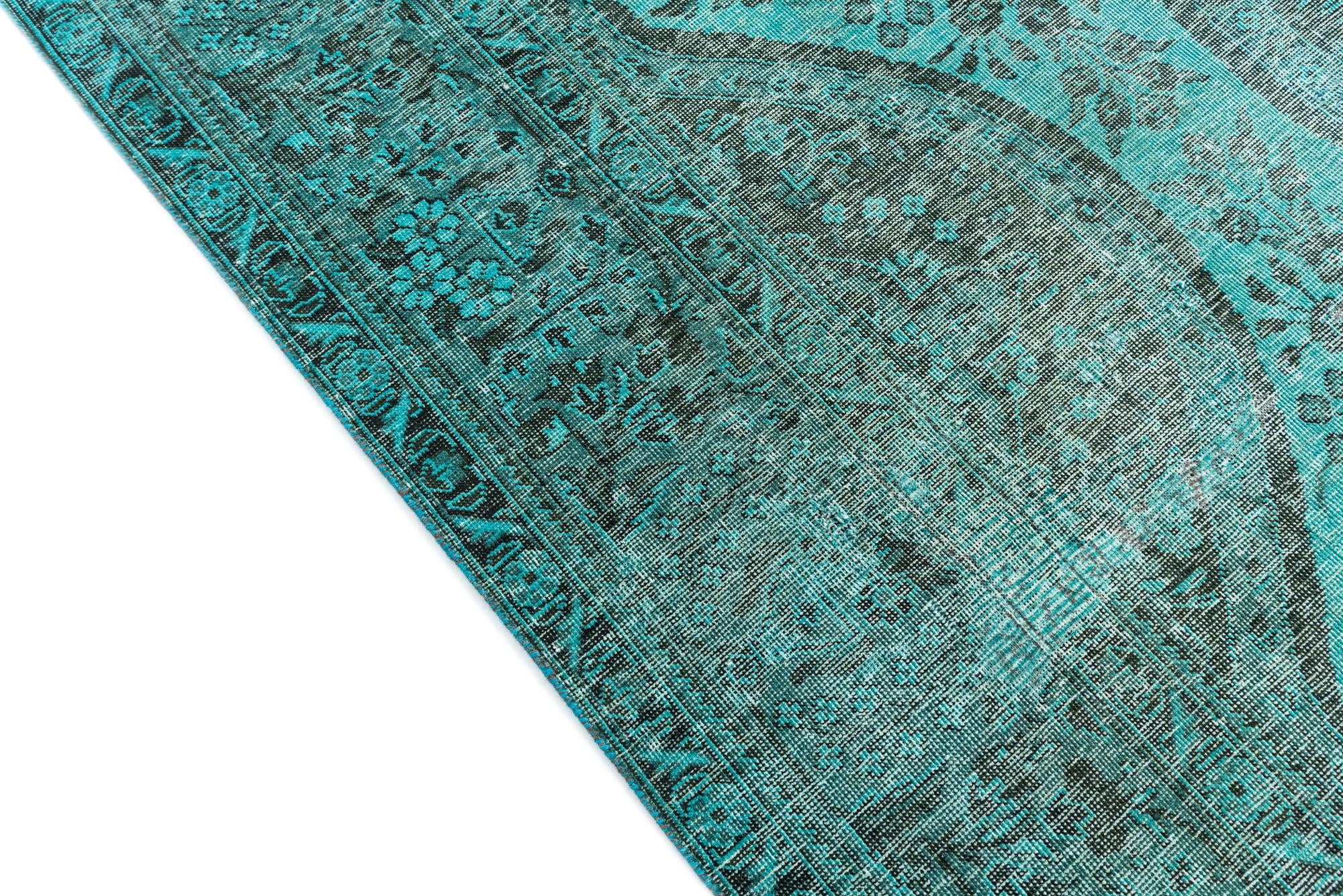 9' 7 x 12' 7 Hand Knotted Ultra Vintage Persian Wool Rug