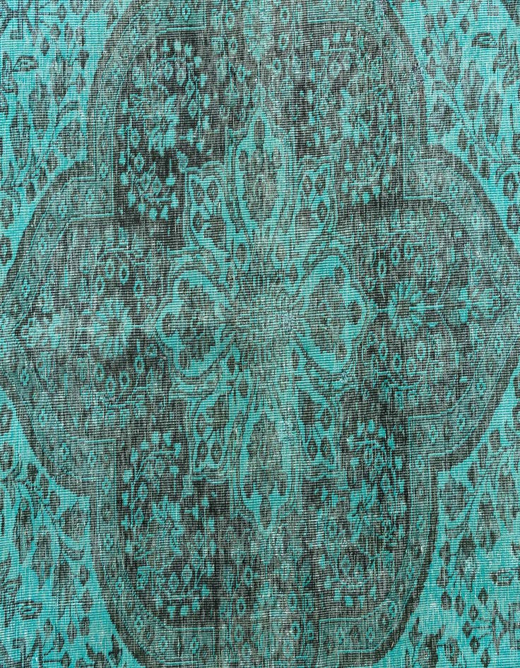 Detail image of 9' 7 x 12' 7  Hand Knotted Ultra Vintage Persian Wool Rug