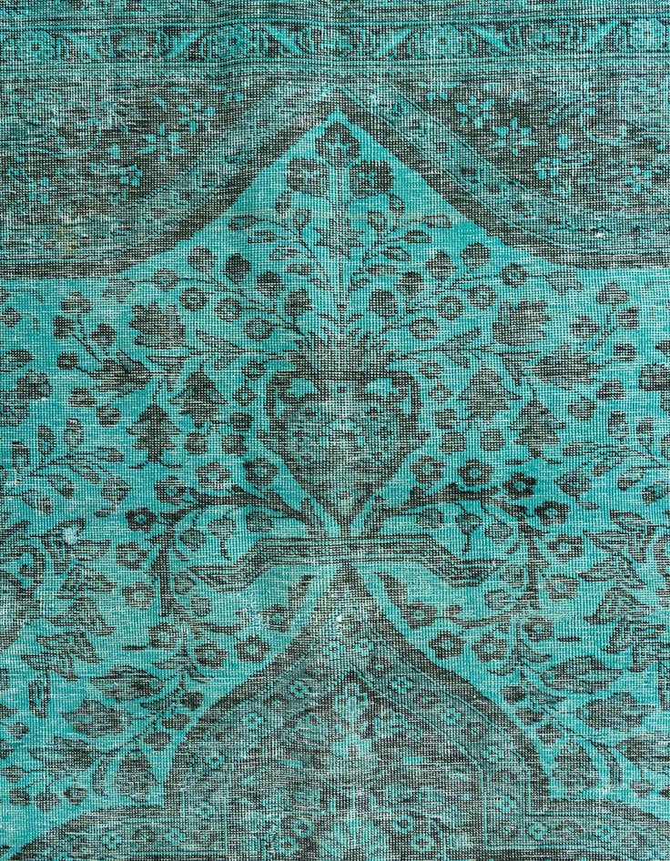 Detail image of 9' 7 x 12' 7  Hand Knotted Ultra Vintage Persian Wool Rug