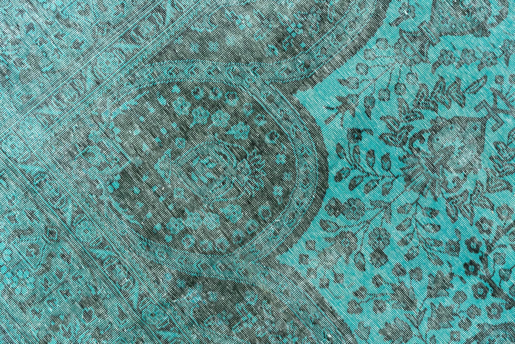 9' 7 x 12' 7 Hand Knotted Ultra Vintage Persian Wool Rug