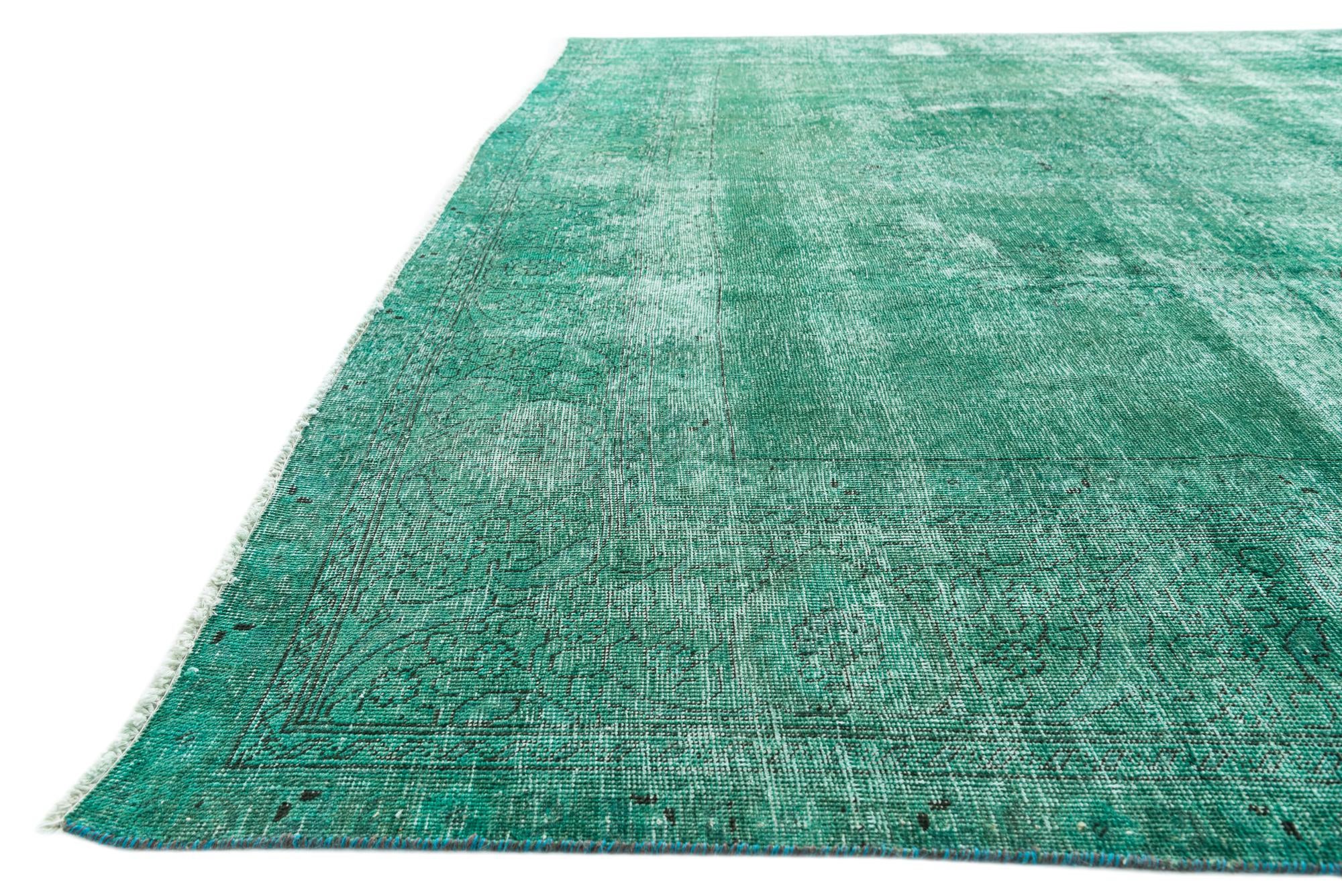 9' 6 x 12' 7 Hand Knotted Ultra Vintage Persian Wool Rug