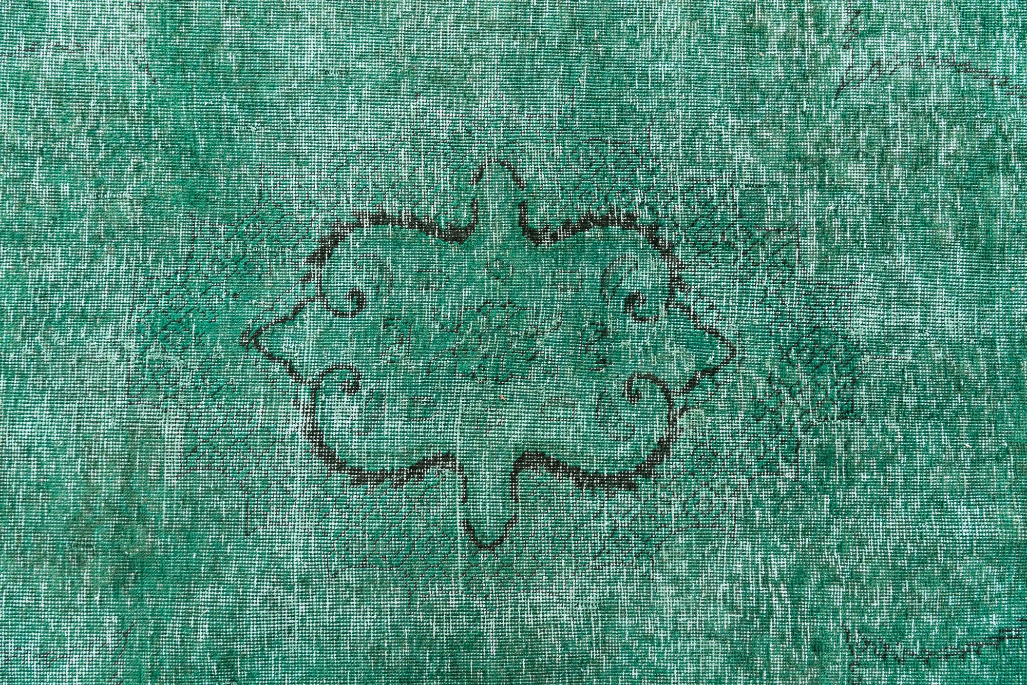 9' 6 x 12' 7 Hand Knotted Ultra Vintage Persian Wool Rug