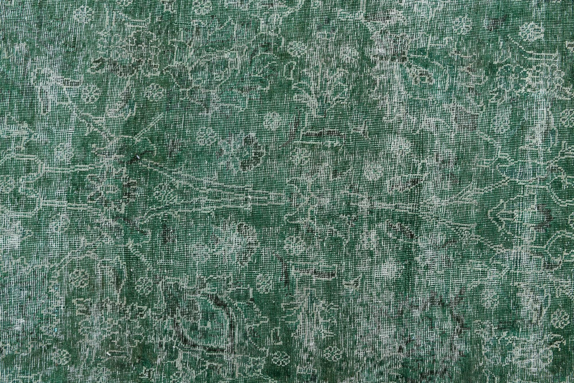 9' 7 x 12' 7 Hand Knotted Ultra Vintage Persian Wool Rug