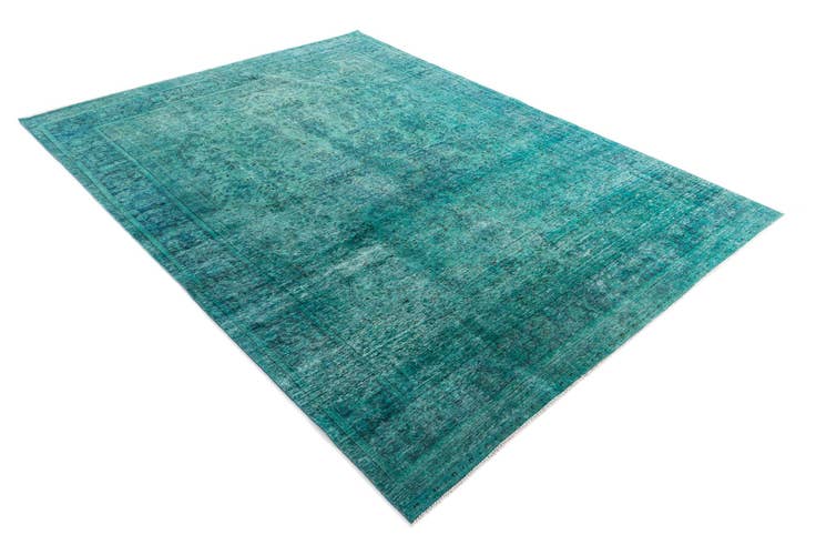 Detail image of 9' 2 x 12' 2 Hand Knotted Ultra Vintage Persian Wool Rug