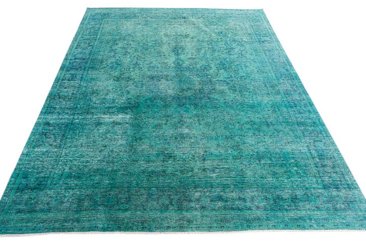 Detail image of 9' 2 x 12' 2 Hand Knotted Ultra Vintage Persian Wool Rug