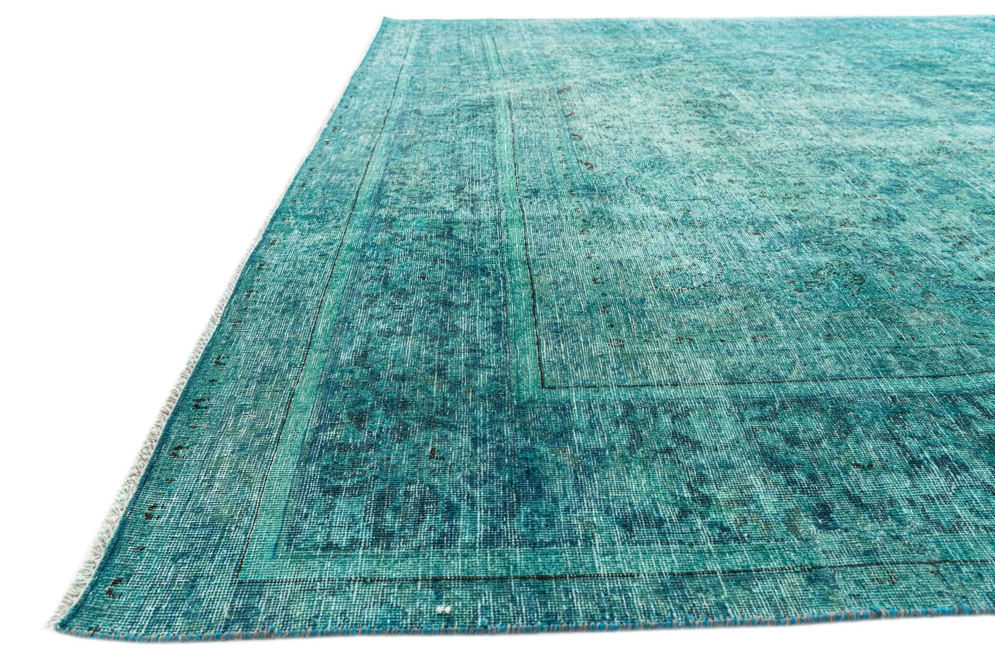 9' 2 x 12' 2 Hand Knotted Ultra Vintage Persian Wool Rug