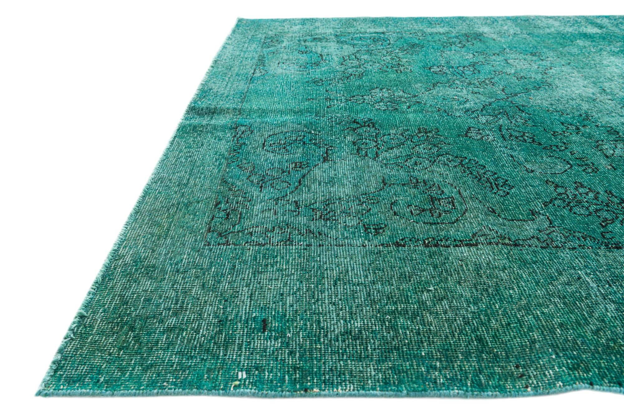 6' 6 x 8' 8 Hand Knotted Ultra Vintage Persian Wool Rug