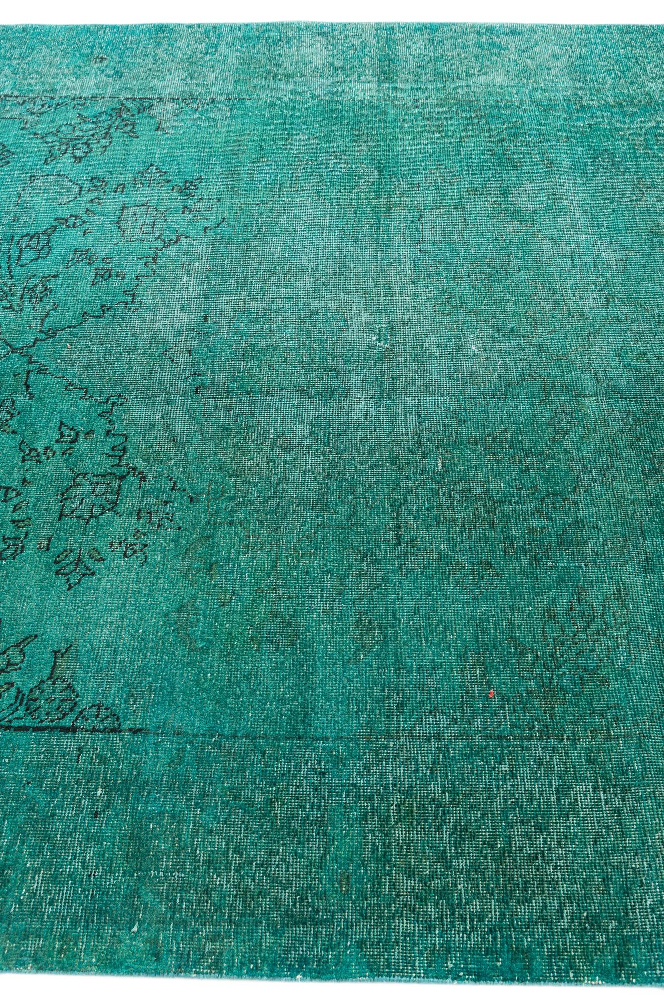 6' 6 x 8' 8 Hand Knotted Ultra Vintage Persian Wool Rug