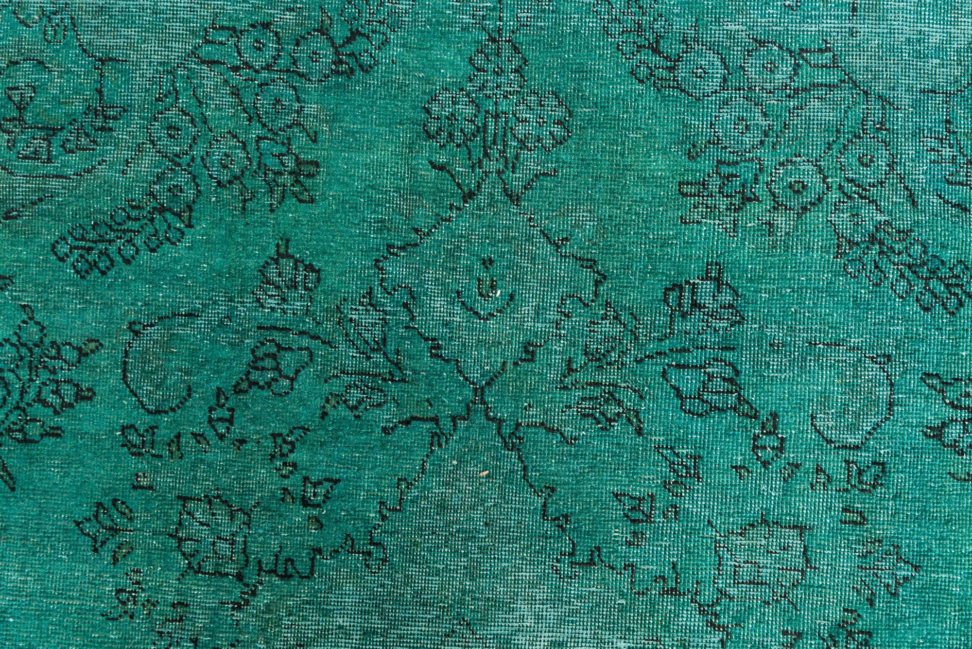 6' 6 x 8' 8 Hand Knotted Ultra Vintage Persian Wool Rug