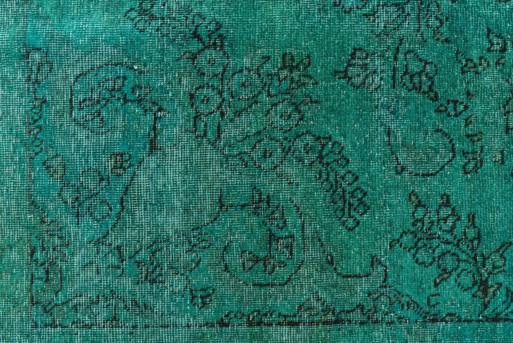 6' 6 x 8' 8 Hand Knotted Ultra Vintage Persian Wool Rug