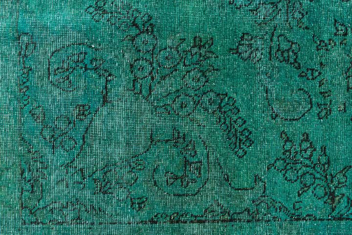 200cm x 265cm Handgeknoopt Ultra Vintage Perzisch Wol Vloerkleed