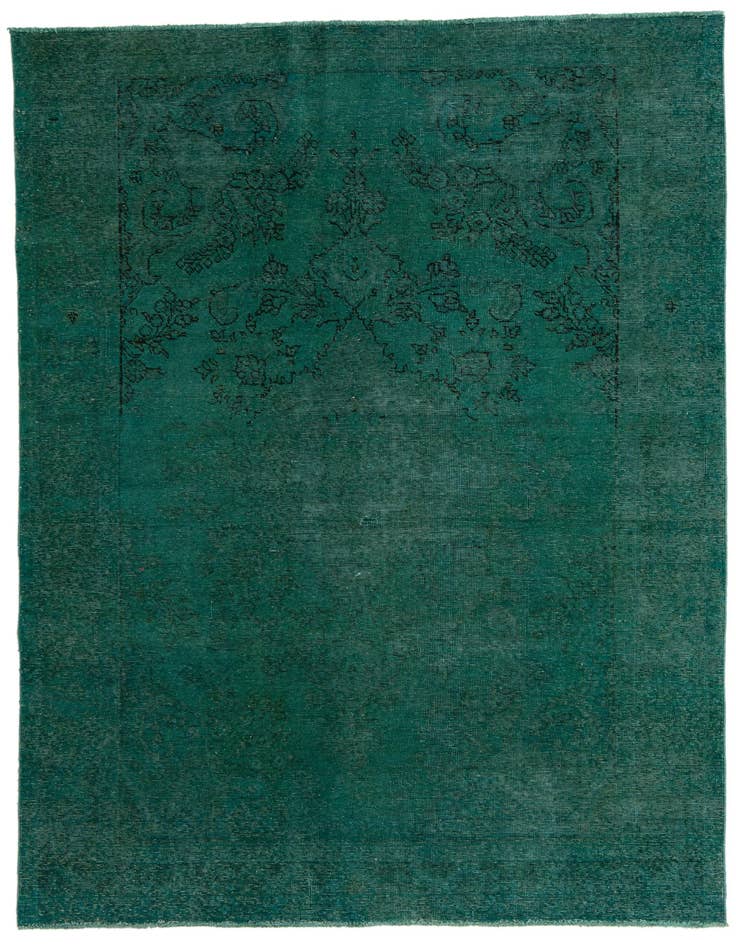 Detail image of 6' 6 x 8' 8 Hand Knotted Ultra Vintage Persian Wool Rug