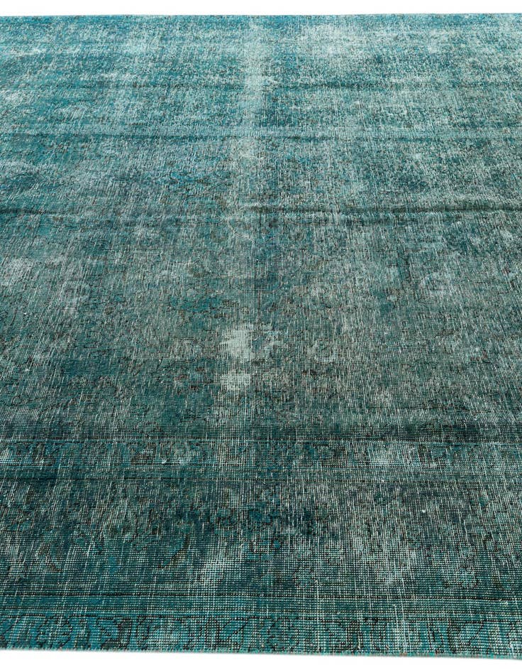 Detail image of 9' 4 x 12'  Hand Knotted Ultra Vintage Persian Wool Rug