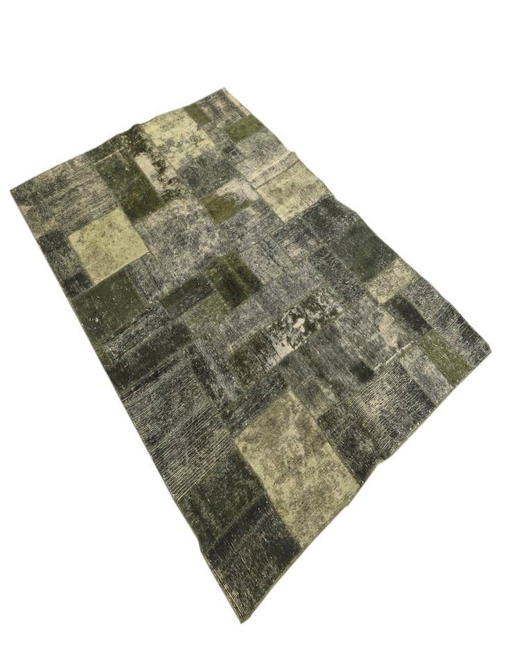 Detail image of 5' 5 x 7' 9  Hand Knotted Ultra Vintage Persian Wool Rug