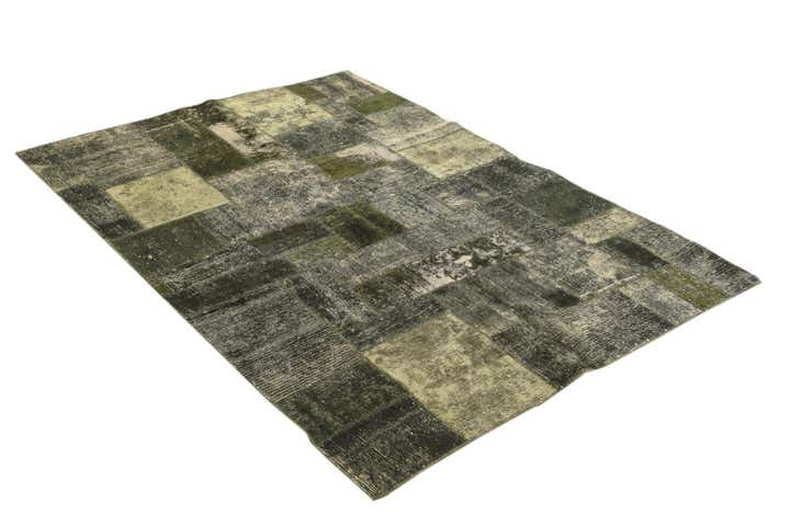 5' 5 x 7' 9 Hand Knotted Ultra Vintage Persian Wool Rug