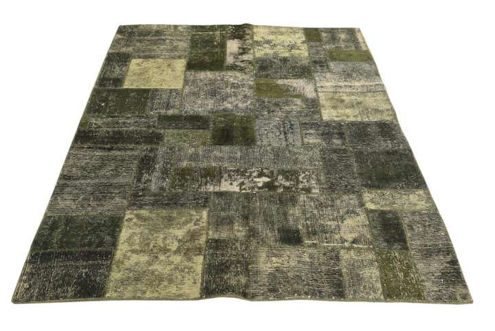 5' 5 x 7' 9 Hand Knotted Ultra Vintage Persian Wool Rug